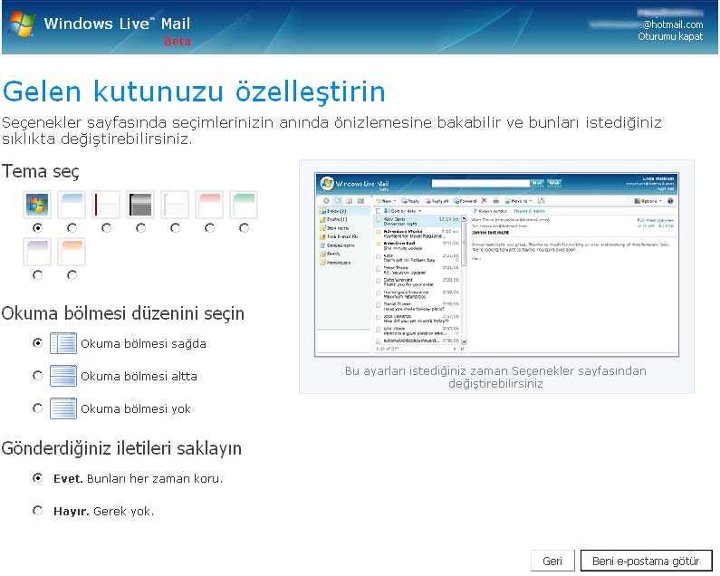 Windows Live Mail nasıl alınır?